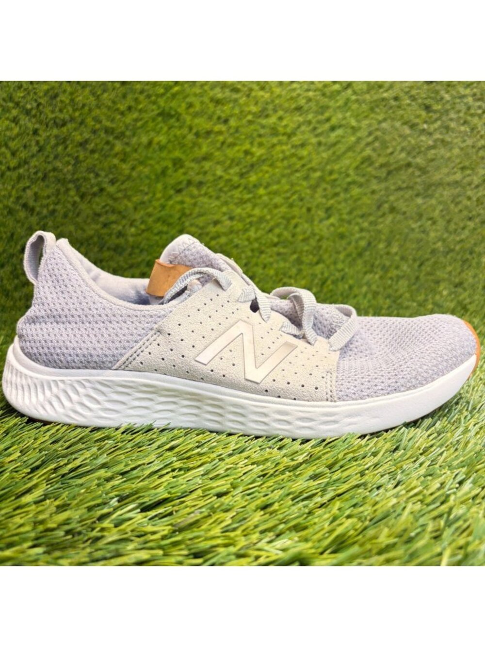 New Balance Fresh Foam Sport Womens Size 8.5 Gray Running Walking Shoes Sneakers